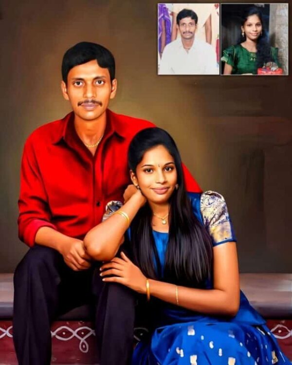 Dad and Daughter Merge Art
